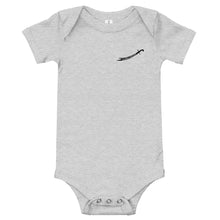 Load image into Gallery viewer, Black Logo Zulfiqar Baby short sleeve one piece
