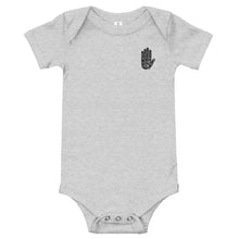 Load image into Gallery viewer, Black Logo Alam Baby short sleeve one piece
