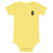 Load image into Gallery viewer, Black Logo Alam Baby short sleeve one piece
