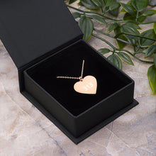 Load image into Gallery viewer, Engraved 313 Silver Heart Necklace
